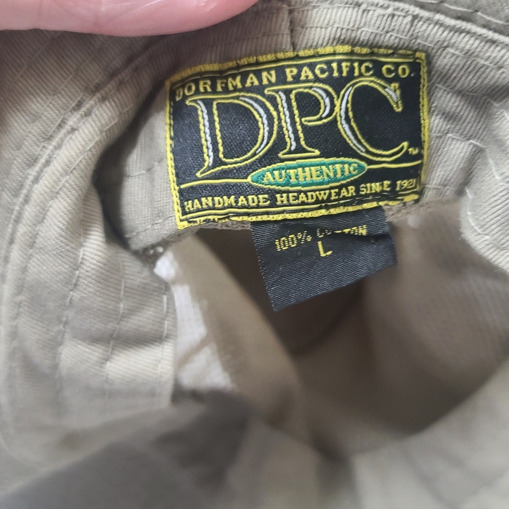 DPC Khaki Wide Brim Sun Hiking Hat, Packable, Size Large - Picture 5 of 7